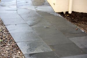 pavé extérieur gris